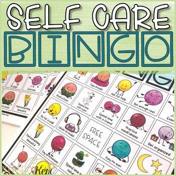 Preview of Self Care Game: Bingo Counseling Game to Practice Self Care Activities