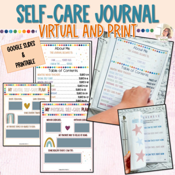 Preview of Self Care Workbooks | Print and Virtual Workbook | Personal Growth Journal