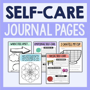 Preview of Self Care Journal Pages