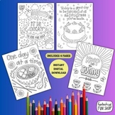 Self Care, Mindfulness, Inspirational, Positivity Coloring