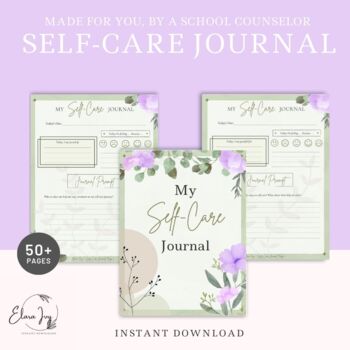 Preview of Self-Care & Mindfulness Journal, 50+ Prompts