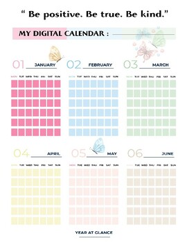 Preview of Self Care Planner