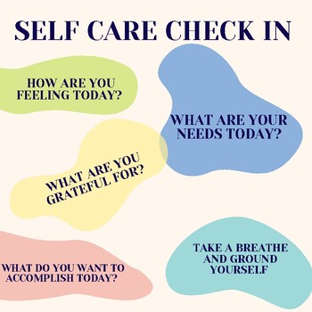 Self Care Poster by ParksJam | TPT