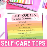 Self-Care Tips for School Counselors and Other Educators F