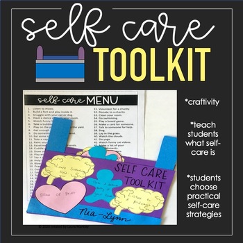 Preview of Self Care Toolkit Activity - Mental Health Craftivity