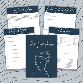 Preview of Reflect & Grow: A Journey to Self-Love Activity (Self Check-In)