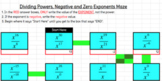 Self-Checking Dividing Exponents Maze (Some Power to Power