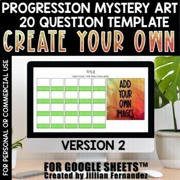 Preview of Self Checking Editable Progression Picture Art Template