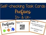 Self-Checking Prefix Task Cards (In- & Un-)