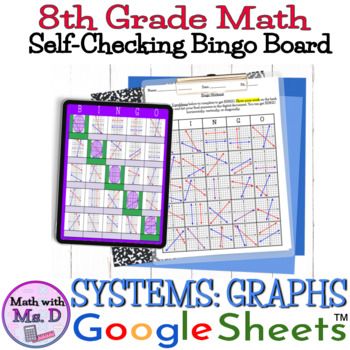 Preview of Self Checking Systems: Graphs Bingo Choice Board
