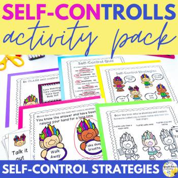 Preview of Self-ConTROLLS - Self-Control Activity Pack + Digital Version