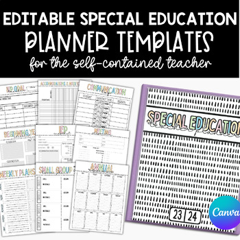 Self Contained Special Education Planner by Moonlight Motif by K