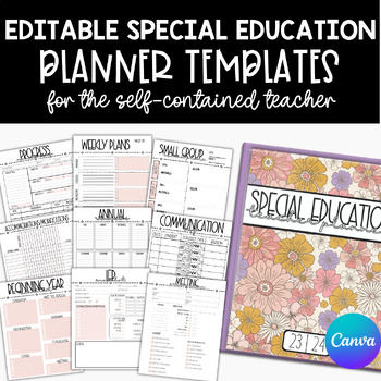 Preview of Self-Contained Special Education Planner, IEP Binder, Caseload Management