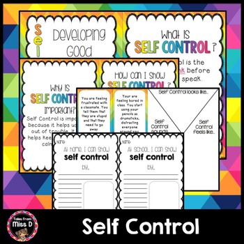 Social Skills Self Control by Tales From Miss D | TpT