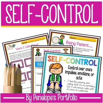 SELF-CONTROL Activities and Lessons - Character Education | TpT