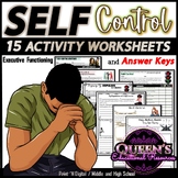 Self-Control Worksheets | Self-Control Activities | Self-R