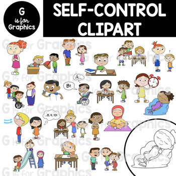 Preview of Self-Control Clipart​