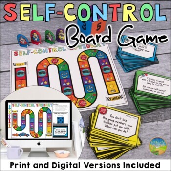 Preview of Self Control Game - SEL Activity for Self-Regulation Skills