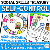 Self-Control Games and Activities Social Skills Set 1 to W