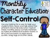 Self-Control - Monthly Character Education Pack