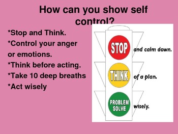 powerpoint presentation on self control