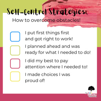 Preview of Self-Control Strategies