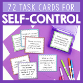 Self-Control Task Cards For Lessons On Self-Regulation & I