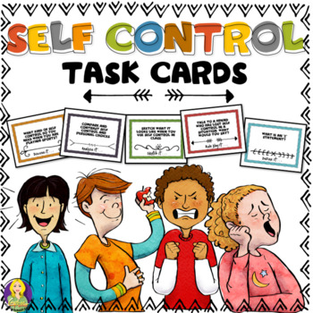 Preview of Self Control Task Cards