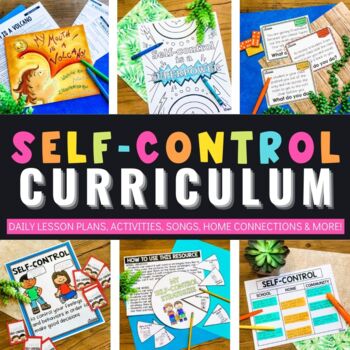 Preview of Self-Control Unit -- Social Emotional Learning for 1st and 2nd Grade