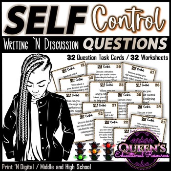 Preview of Self-Control Questions | Self-Regulation Questions | Self-Awareness Questions