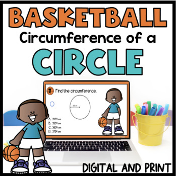 Preview of Self-Correcting Basketball Circumference of a Circle Digital and Print Resource