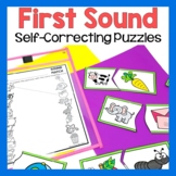 Self-Correcting Beginning Sound Puzzles for Kindergarten L