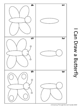 Self-Directed Drawing- Butterfly by Cruising Through The Curriculum