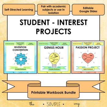 Preview of Student-Interest Printable Booklet Bundle