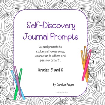 Self-Discovery Journal Prompts for Upper Elementary Print and Digital