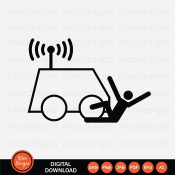 Preview of Self Driving Car Accident Injury Safety Hazard Dangers - SVG PNG JPEG PDF EPS AI