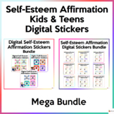 Self-Esteem Affirmation Digital Stickers for Kids and Teens