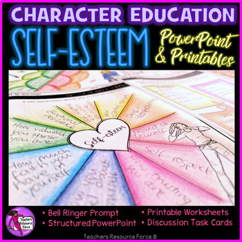 Preview of Self-Esteem Character Education Values for Health Class