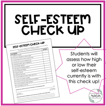Preview of Self-Esteem Check Up | Family Consumer Sciences | FCS