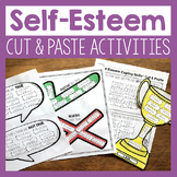 Self Esteem Cut And Paste Worksheets For Elementary Counse