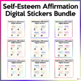 Self-Esteem Digital Stickers for Teens Mega Bundle