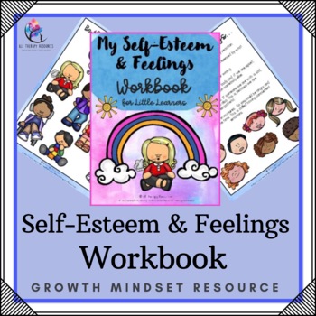 Preview of Self-Esteem & Feelings Emotions Workbook and Activities 