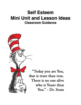 Preview of Self Esteem Mini Unit and Lesson Ideas