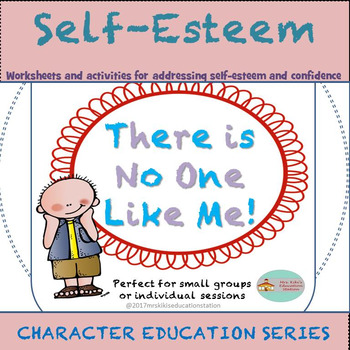 Preview of Self-Esteem Packet with Worksheets and Activities- Perfect for small groups!