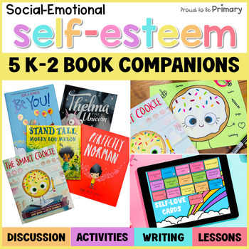 Preview of Self-Esteem Confidence & Self-Love Read Aloud Picture Book Lessons & Activities
