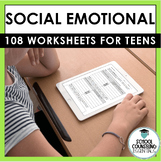 Social Emotional Self-Esteem and Social Skills Worksheets 