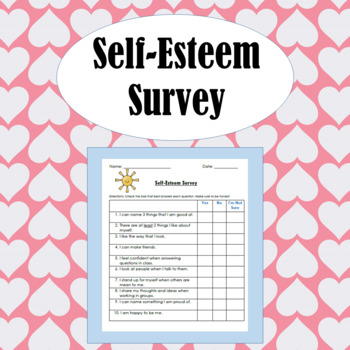 Preview of Self-Esteem Survey