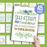 Self Esteem Worksheet Activities Mental Health Middle High