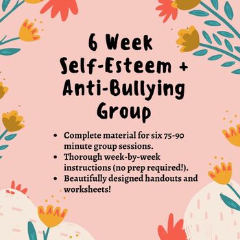 Preview of Self-Esteem and Bullying Small Group Counseling Bundle