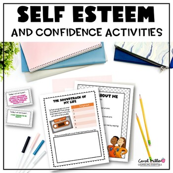 Preview of Self Esteem and Confidence Activities | Self Awareness
